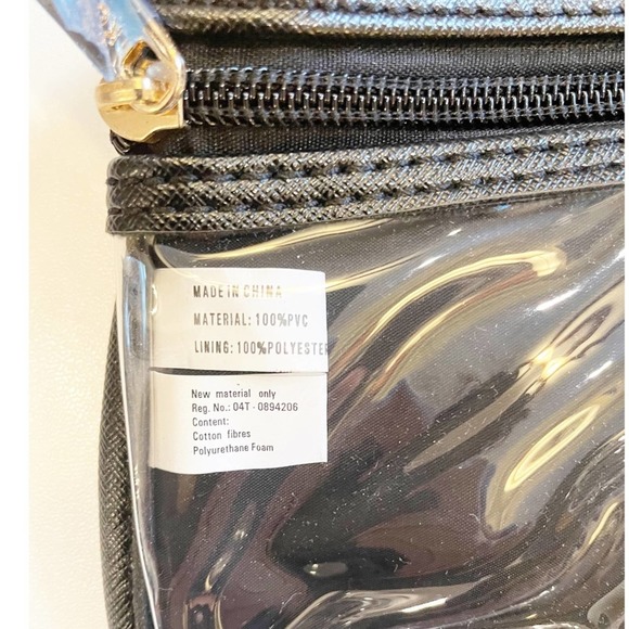 NWT KC Jagger Envelope Makeup Travel Clutch Black Velcro - Picture 5 of 7